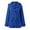 Z02-Blue, variant on Bmisegm Ladies Solid Color Windproof Spring and Autumn Couples with Soft Jacket Windbreaker Womens Coats Purple XXL