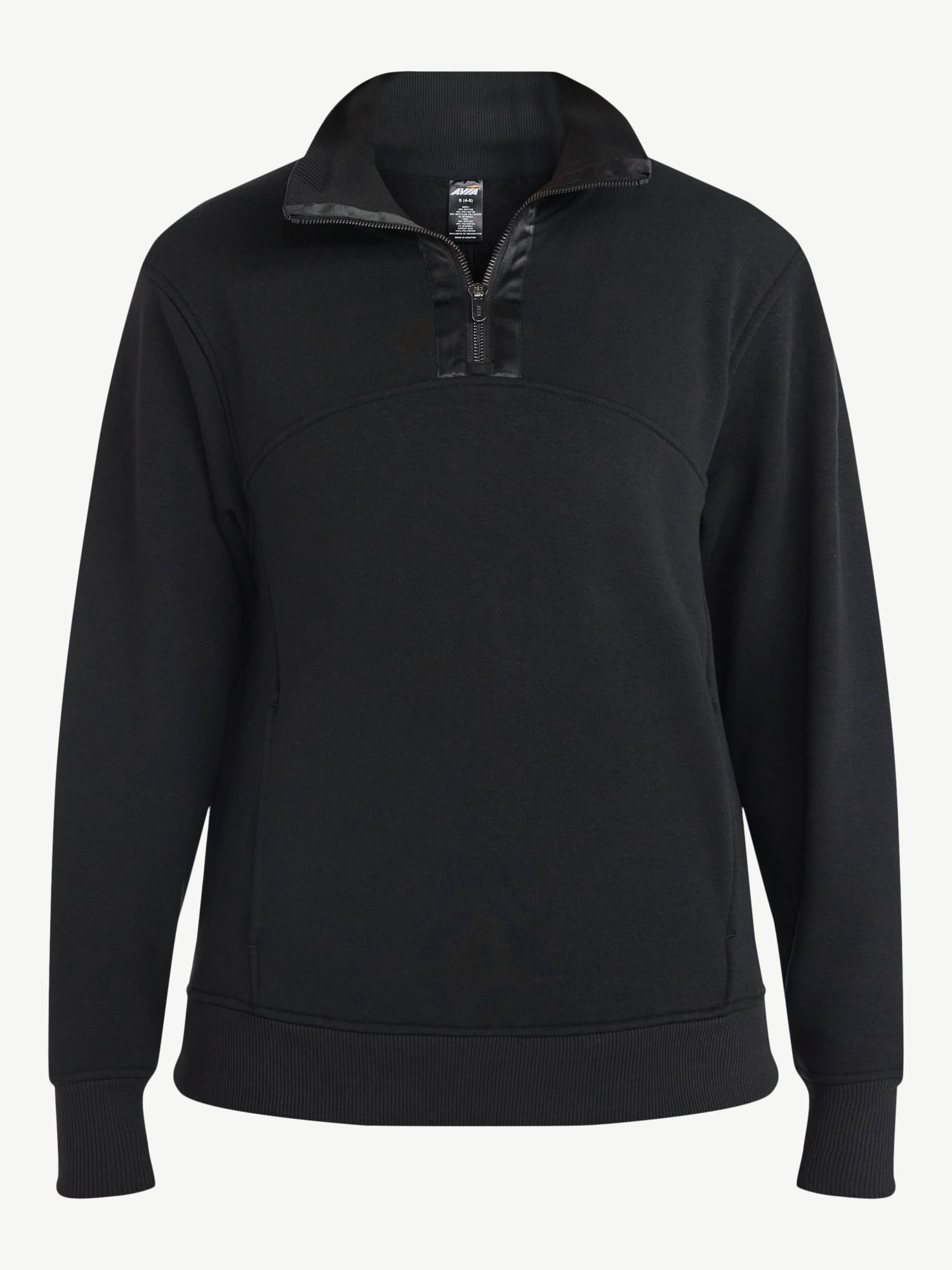 Avia Women's and Women's Plus Fleece Quarter Zip Pullover, Sizes XS-4X