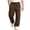 Brown, variant on Zylanna Kids Boys Sweatpants with Pockets, Casual Fleece Lined Thick Warm Elastic Drawstring Waist Winter Athletic Jogger Pants For Daily Navy Size 7-8