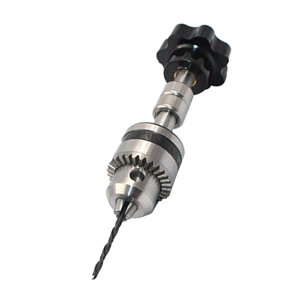 SHISUYAN 1 Set Hand Powered Drill for Carpentry Working and Diy Projects in Black