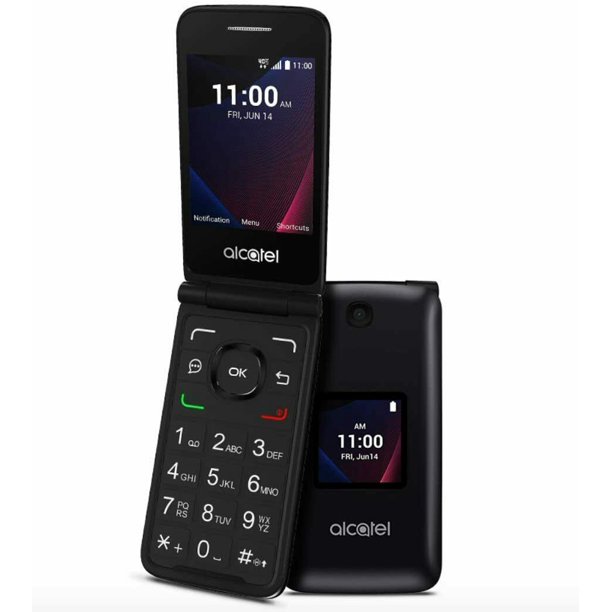 Alcatel Go Flip V 4051s 4g Lte Flip Phone Cell Phone Verizon Wireless Page Plus Walmart Com