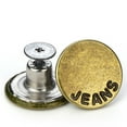 thumbnail image 2 of 10 Pcs Metal Jeans Buttons 17Mm Replacement No-Sew Screw Button Repair Kit Diy, 2 of 8