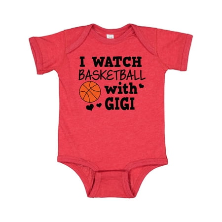 

Inktastic I Watch Basketball with Gigi Gift Baby Boy Bodysuit