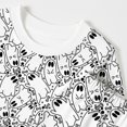 thumbnail image 5 of Shadoumai Halloween Pajamas Size 14-16 Pajamas You Color on for Cute Graphic Print Diy Hand Painted Pjs Comfy Long Sleeve Shirts and Longs Nightwear Set 2 Piece, 5 of 5