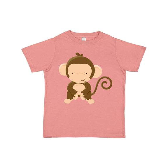 Inktastic Happy Monkey Boys or Girls Toddler T-Shirt