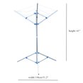 thumbnail image 2 of Rotary Airer 3 Arm Cloth Washing Line Dryer Folding Aluminium Alloy 33*9.4*5.9" Umbrella Shape Clothes Drying Rack Clothes Laundry Hanger Metal Rotary Outdoor Clothes Drying Rack Wet Laundry Hanging, 2 of 3