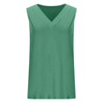 thumbnail image 4 of V Neck Tank Tops Womens Casual Sleeveless Flowy Vacation Summer Shirts, 4 of 8