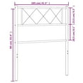 thumbnail image 2 of vidaXL Headboard Metal Bed Header with Back Support for Bedroom Furniture, 2 of 4