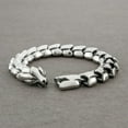 thumbnail image 3 of Baohd Gothic Punk Bracelet Titanium Steel Dragon Scale Bangle Retro 7.48 inches, 3 of 8