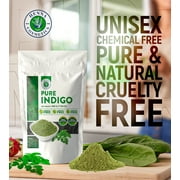 Henna Cosmetics Indigo Powder Hair Dye, Black, 100% Organic, 3.52 oz