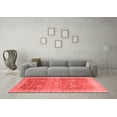thumbnail image 3 of Ahgly Company Machine Washable Indoor Rectangle Oriental Red Traditional Area Rugs, 7' x 9', 3 of 4