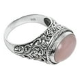 thumbnail image 4 of NOVICA Rose quartz single stone ring, 'Bali Eye in Pink', 4 of 8