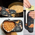 thumbnail image 5 of Yayeee Oven Mitts and Pot Holder Set of 2 Heat Resistant Kitchen Gloves Baking Hot Pad, Cartoon Dinosaur, 5 of 5