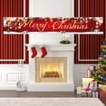thumbnail image 3 of Decoración de pancarta navideña, pancarta de Feliz Navidad, pancarta de Navidad afuera, pancarta de Navidad Feliz Navidad, pancarta de Navidad para balcón, decoración navideña para jardín, 3 of 6