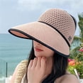 thumbnail image 4 of Breathable Straw Hat with Large Brims Fisherman Hat for Women Vacation Camping, 4 of 15