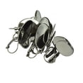 thumbnail image 2 of Pendiente trasero 12pcs Sunnimix Pendiente de base en blanco Negro, 2 of 8