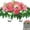 Watermelon Red, variant on Artificial Cemetery Flowers Artificial Flower Saddle for Outdoor Memorials – BlueHeadstone Decorations for Cemetery