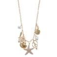 thumbnail image 2 of Time and Tru Starfish & Shell Charm Necklace, 2 of 3