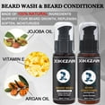 Beard Straightener,Beard Grooming Kit W/Heat Protectant Spray,Beard
