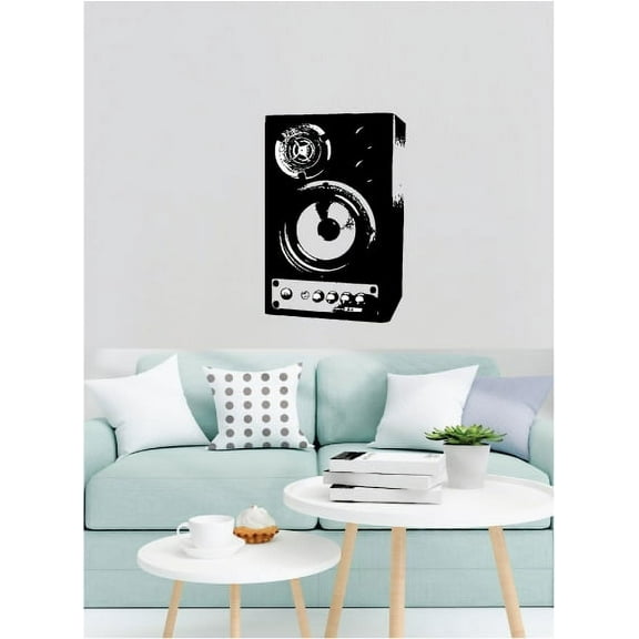 Speaker Music Family Home Decor Vinyl wall art sayings Sticker Décor Decal