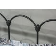 thumbnail image 2 of Hillsdale Furniture Jocelyn Vintage Metal Full Headboard, Black Sparkle, 2 of 4