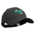 thumbnail image 5 of Best Fishing Dad Ever Embroidered Big Size High Profile Twill Cap - Black XL-3XL, 5 of 5