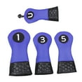 thumbnail image 3 of Juego de 4 Fundas de Madera para Palos de Golf Strade Fareast Limited Azul, 3 of 8