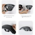 thumbnail image 3 of Waterproof LED outdoor wall light with motion sensor, dusk-to-dawn, for porch/garden/pathway, modern black/white design, 3 of 8