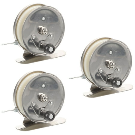 unbranded 3pcs Fly Fishing Reel Outdoor Fishing Wheel Iron Sea Fishing Gear Iron Fishing Pole Wheel