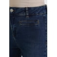 thumbnail image 5 of Flared Denim Trousers Blue, 5 of 5