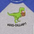 thumbnail image 4 of Inktastic Eggs-cellent Cute Easter T-Rex Dinosaur Boys or Girls Baby Bodysuit, 4 of 5