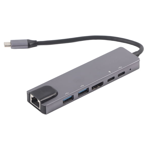 Expansion Dock Hub,TypeC 6 in 1 USB Expander Hub Ultimate Comfort