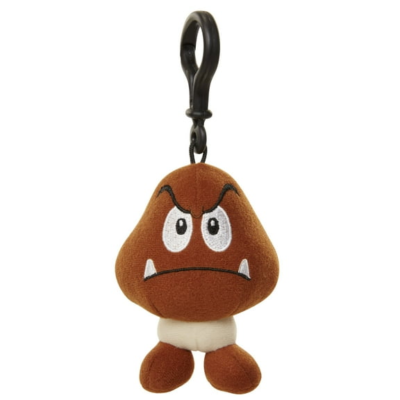 Super Mario World Of Nintendo Goomba Clip On Plush Figure