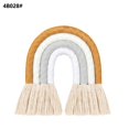 thumbnail image 1 of 6 Decoración bohemia macramé arcoíris colgante de pared para bebés, niñas, niños, habitaciones infantiles, regalo, 1 of 5