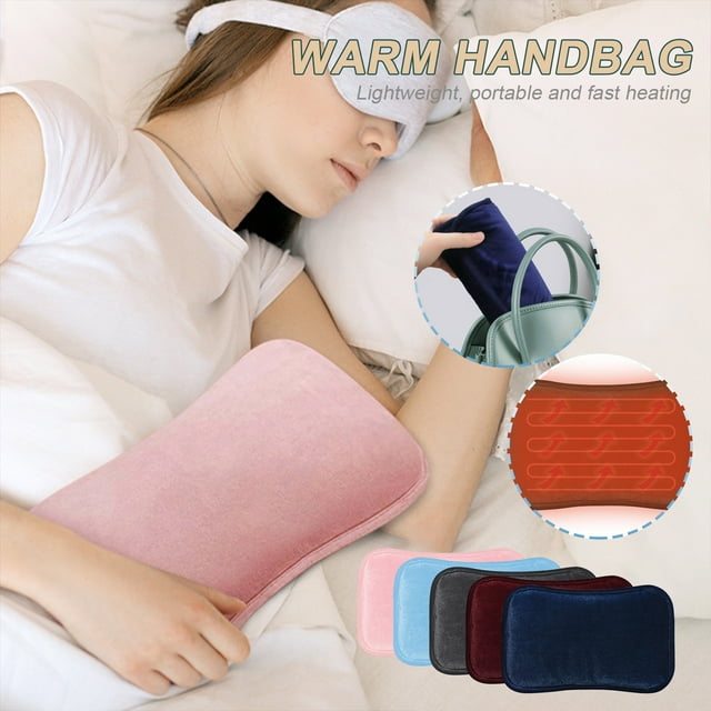 Fiudx Calentador de Manos Usb, Calentamiento Rápido, Diseño Seguro Sin Agua, Calidez Portátil para Exteriores, Cómodo Compañero de Invierno, Terciopelo Grueso, Tamaño 31 X 19 Cm, Fácil de Usar con Ba