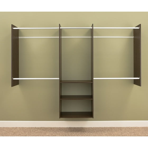 Easy Track Rb1460 4 To 8 Deluxe Closet Starter Kit White Easy Track Rb1460 4 To 8 Deluxe Closet Starter Kit White Com