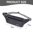 thumbnail image 2 of Outdoor sports men's bag running fitness waist bag waterproof mobile phone bag wallet - gray, 2 of 5