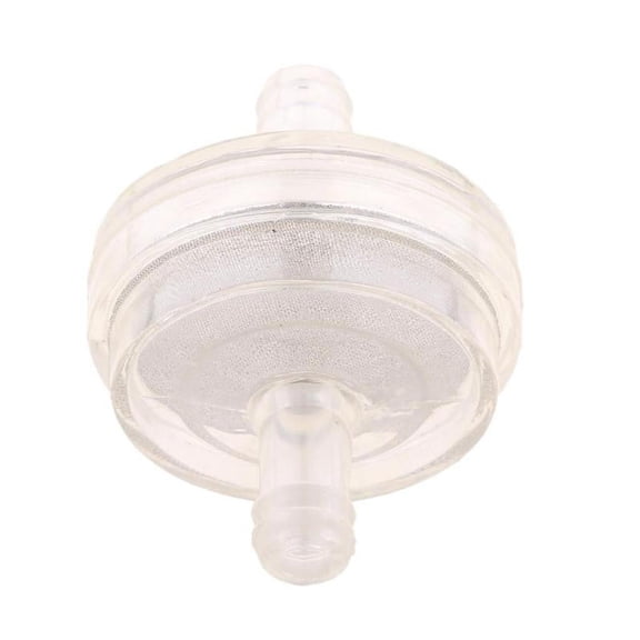 Universal Gasoline Fuel Filter in Line Fit Motorcycle Auto 6mm 1/4 "Pipes - Clear, as described