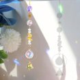 thumbnail image 4 of Carillón De Cristal Decoración Adornos de campanillas de viento de cristal, colgante de luz, decoración de jardín (amarillo), 4 of 4