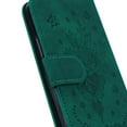 thumbnail image 6 of Feishell Wallet Phone Case for Motorola G Pure,for Women Men,Butterfly & Rose Embossed PU Leather Magnetic Clasp Flip Stand Card Slots Shockproof Ultra Thin Protective Cover,Green, 6 of 12