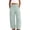 0-Green304, variant on Lullu Girls Summer Lightweight Pants Breathable Loose Fit Straight Leg Pants, Sizes 2-3