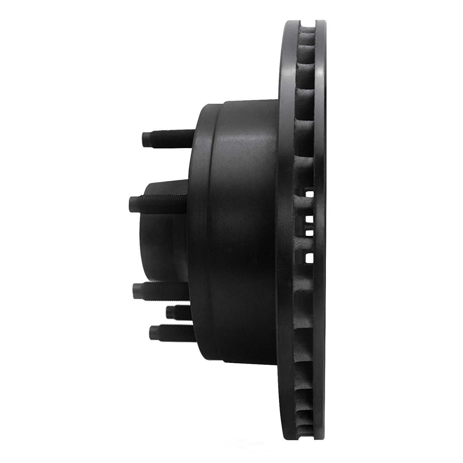 Dynamic Friction Company 633-54136R DFC Brake Rotor - Drilled And Slotted - Black