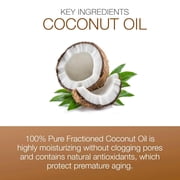 Bon Vital Coconut Massage Crème, 100% Pure Fractionated Coconut Oil, 1 Gallon