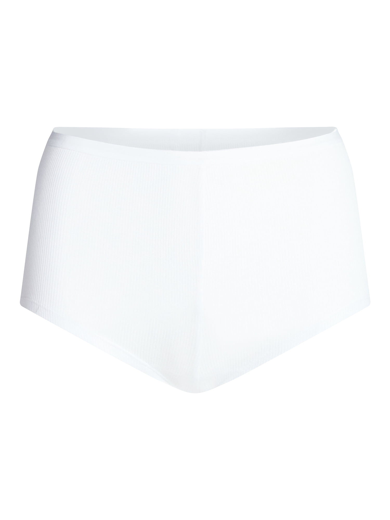 Joyspun Women's Cotton-Blend Boyshort Panties, 6-Pack, Sizes S-XXXL