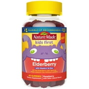Nature Made Kids First Elderberry Gummies Raspberry -- 40 Gummies
