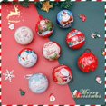 thumbnail image 4 of 2 Pcs Christmas Candy Ball Box Hanging Decorations, Tinplate Candy Balls Jars, Christmas Tree Hanging Ball Pendant for Xmas Decor, Gifts, 4 of 8