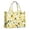 Yellow Lemon Fruit, variant on Large Capacity Tote Bag,Yellow Lemon Fruit Leaves White Pattern Handbag Fashion Luxury Tote Bag,15.7"x13"x 5.1" Inches,Laptop Compatible