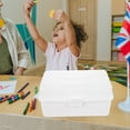 thumbnail image 6 of Gymnture 3-Layer Craft Organizer Portable Plastic Tool Box with Handle for Home, 6 of 11