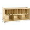 thumbnail image 4 of Contender Wall Mount Diaper Organizer Caddy, 100% Birch Plywood Diaper Storage Unit, Diaper Center for Nursery, Daycare, Schools [Greengaurd Gold Certified], 4 of 10