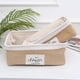 thumbnail image 3 of Cesta de almacenamiento de yute simple de estilo japonés, cesta de almacenamiento de artículos diversos de escritorio, caja de almacenamiento de tela, organizador de refrigerios portátil, marco de, 3 of 6